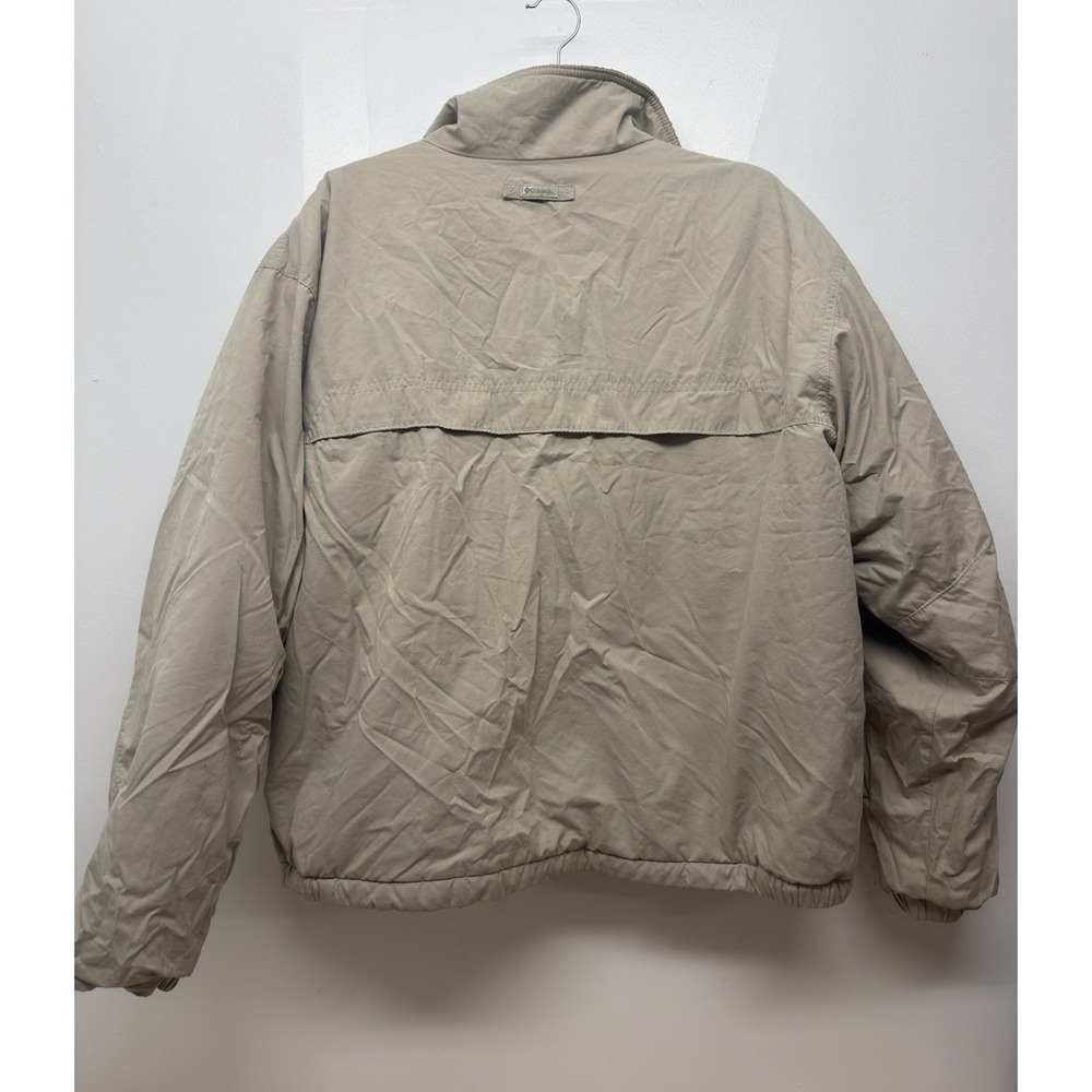 Columbia Sportswear Company Mens XL Full Zip Fleece Lined‎ Jacket Beige #58 - Picture 9 of 11